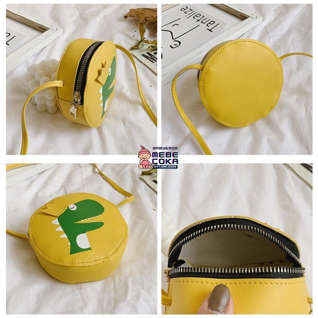 Túi đeo chéo khủng long, túi mini dễ thương phong cách Hàn Quốc cho bé gái