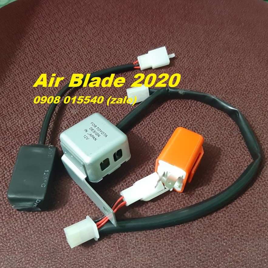 [Vin Store] - Bộ dây Ting Tong &amp; hazard xe Air Blade 2020 + Chớp 12V