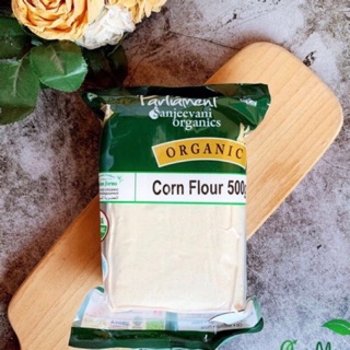 Bột bắp hữu cơ chia túi zip 100gr date 2022
