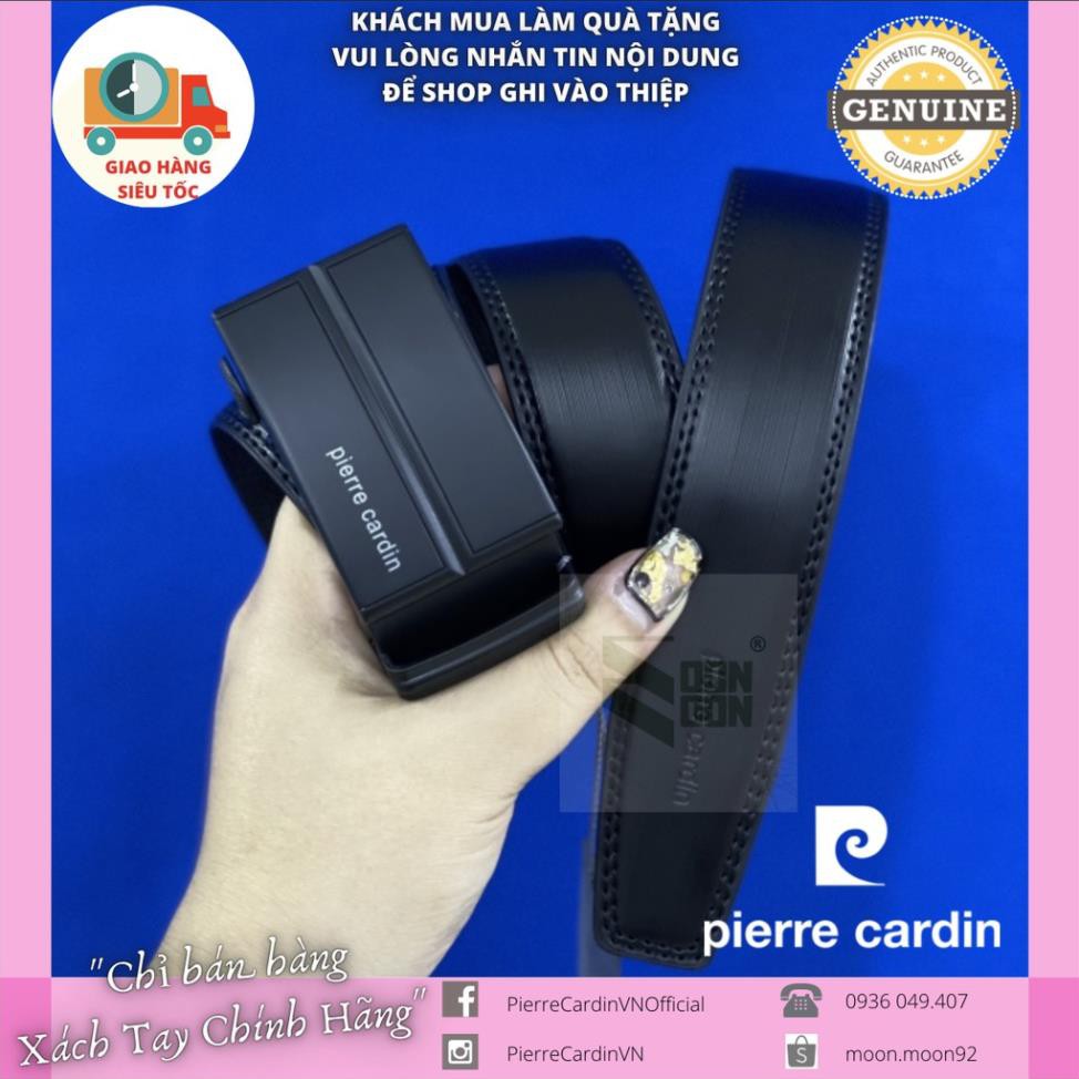 [ĐƠN 500k OFF 30k] Thắt Lưng Da Nam ⚜️PIERRE CARDIN⚜️ Auth Malaysia SALE 50% PC10 ! *