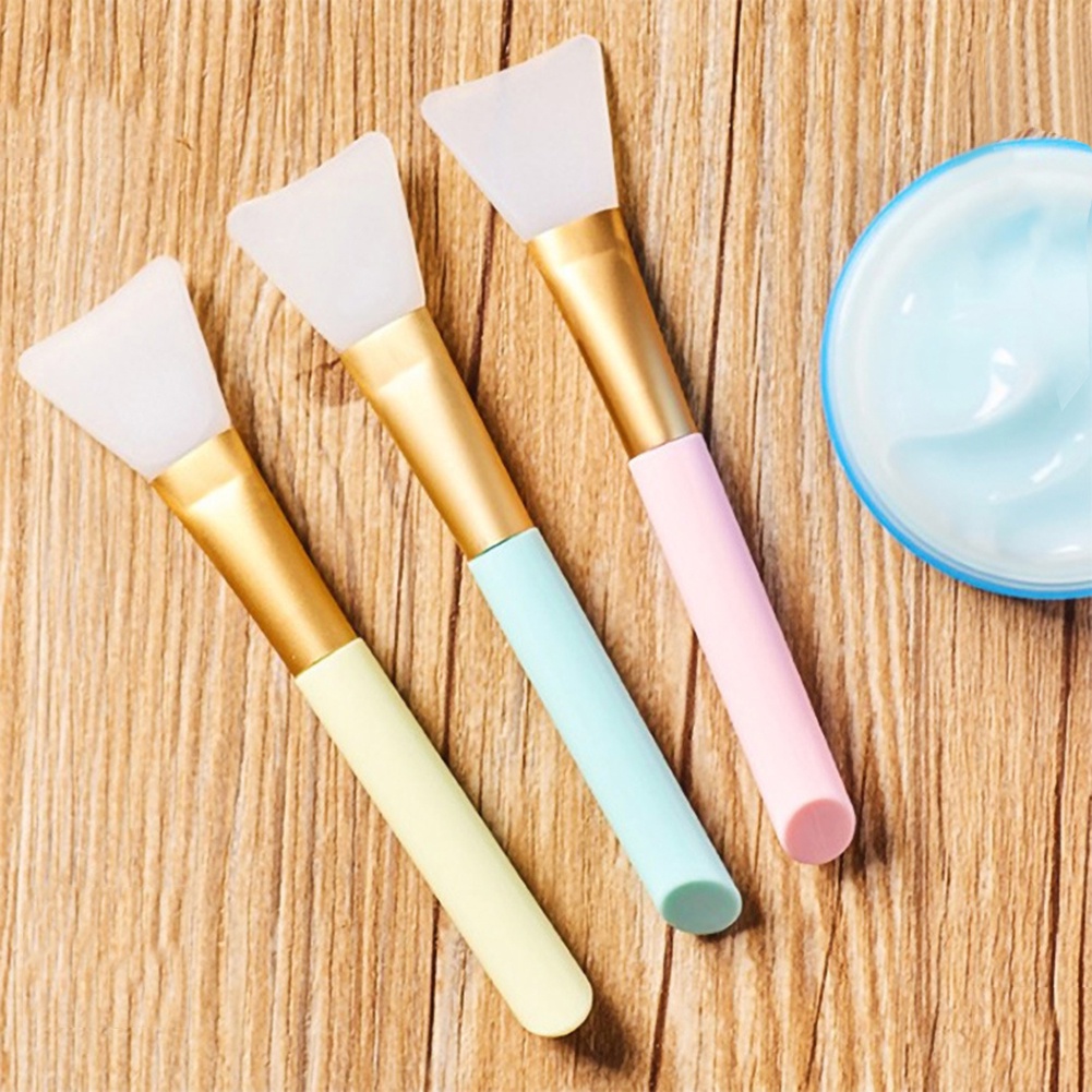 [Hàng mới về] Cọ silicon cầm tay dùng để đắp mặt nạ/ pha trộn mặt nạ bùn