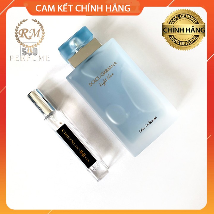 [Chính Hãng] Nước Hoa Nữ Mini 𝐃&𝐆 𝐋𝐈𝐆𝐇𝐓 𝐁𝐋𝐔𝐄_Hương Thơm Tươi Mát Từ Đại Dương