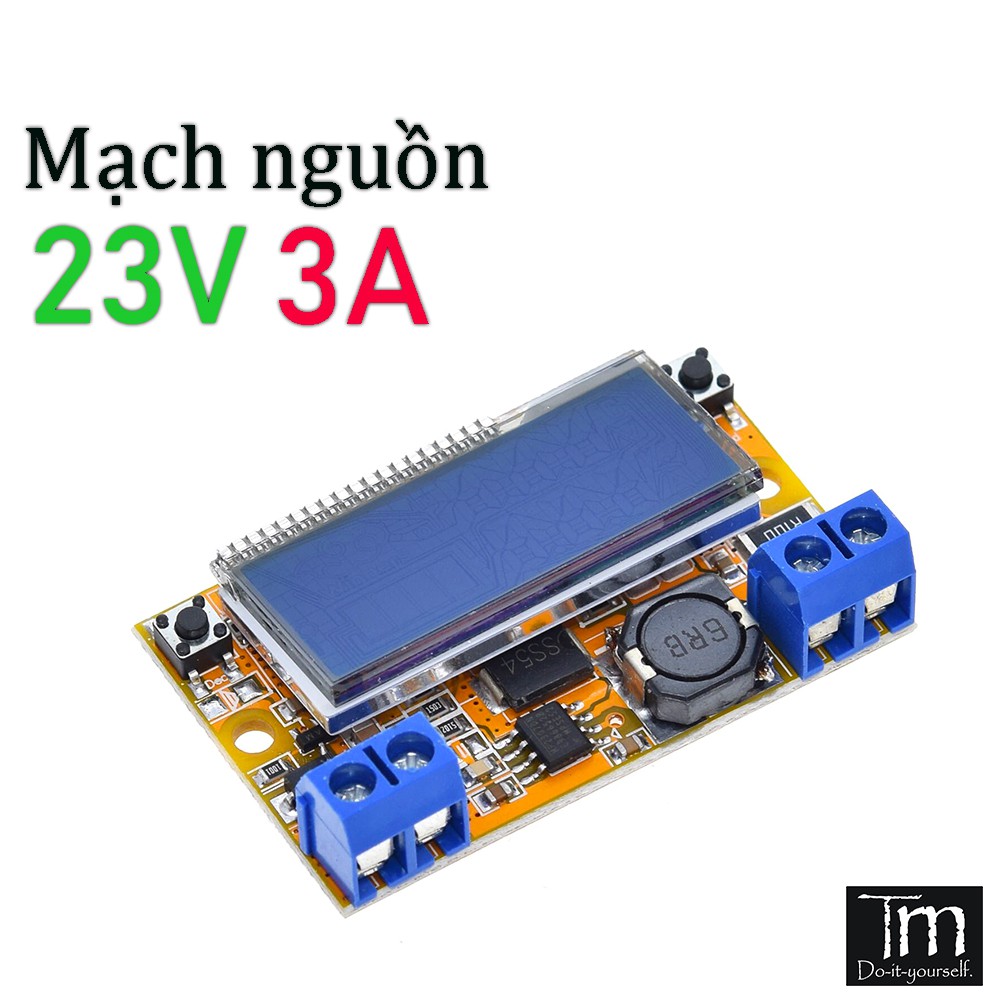 Mạch Nguồn Hạ Áp 3A Có Hiển Thị HW-601