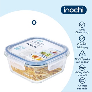 Hộp Thủy Tinh Nikko 320ml-520ml-800ml Hộp đựng thức ăn thủy tinh Inochi