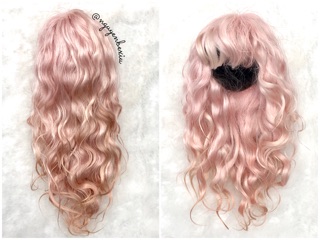 Wig lông dê cho bjd 1/6