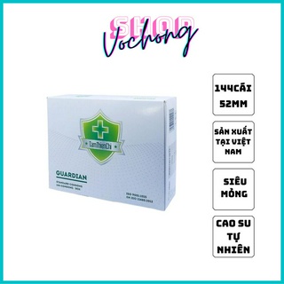 Bao cao su Tâm Thiện Chí Guardian mỏng trơn hộp 144 cái date 2027