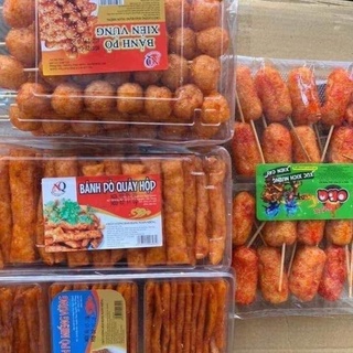 Bánh pò quẩy hộp, pò miếng vừng, pò xiên vừng