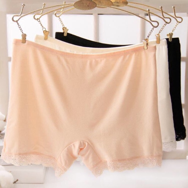 Quần Đùi Mặc Váy Cotton Siêu Mềm Chân Ren (1820)