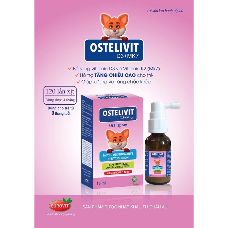 OSTELIVIT D3 MK7 15ML