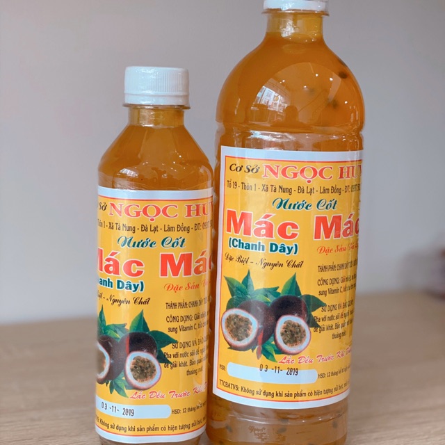 Nước cốt Chanh dây  loại ngon - Đặc sản Đà Lạt