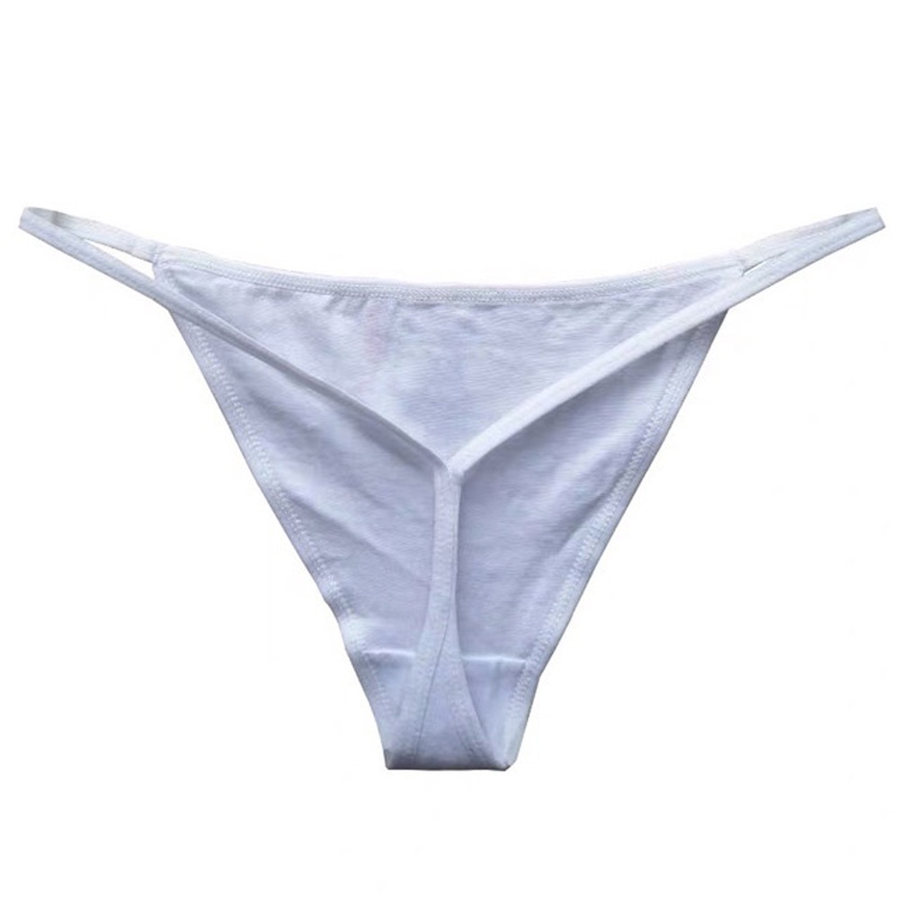Quần lót cotton mỏng lưng thấp dây chữ V nhiều màu sắc quyến rũ cho nữ | BigBuy360 - bigbuy360.vn