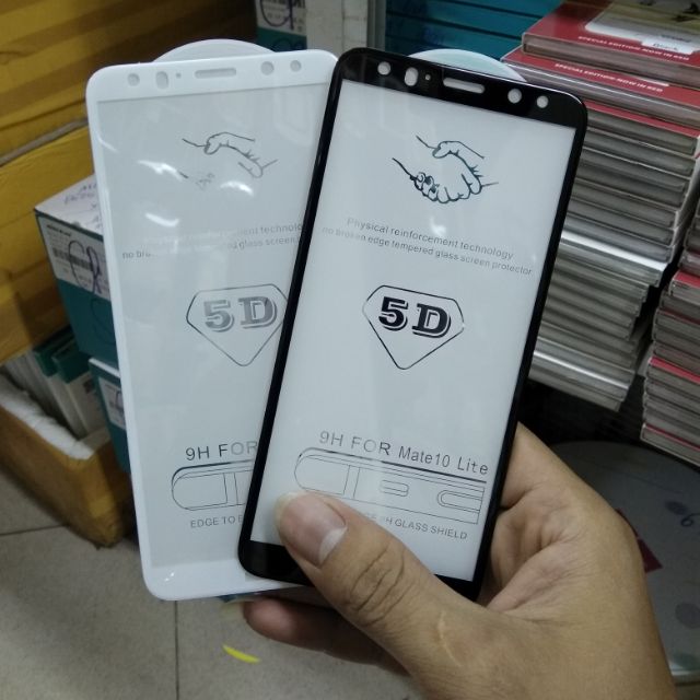 Kính cường lực full màn 5D Huawei mate 10 lite / nova 2i