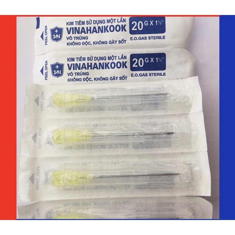 ❤️ Đầu Kim tiêm ép vỉ 18G 20g 23g 25g 26g VINAHANCOOK ĐẦU KIM SẠC LẤY THUỐC 18/20/23/25/26G Vinahankook