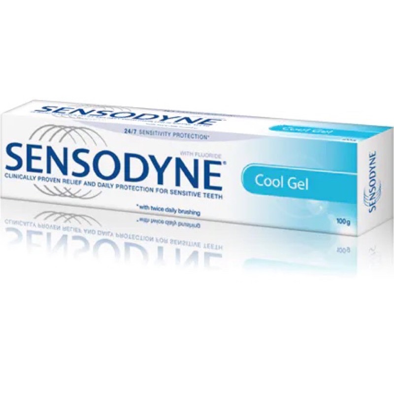 Sensodyne Cool Gel – Mát lạnh - giảm ê buốt 24/7 bảo vệ răng nhạy cảm Ngừa sâu răng, bạc hà mát lạnh dksh