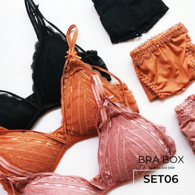 Áo lót nữ đệm mỏng, bra ren cao cấp SET20 BRABOX | BigBuy360 - bigbuy360.vn