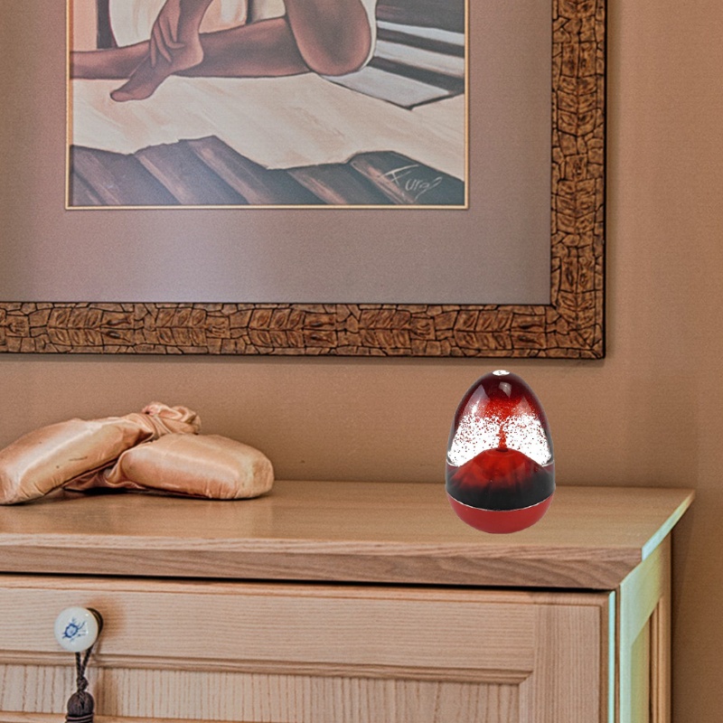 Đồng Hồ Cát Dạng Chất Lỏng Hình Núi Lửa Độc Đáo