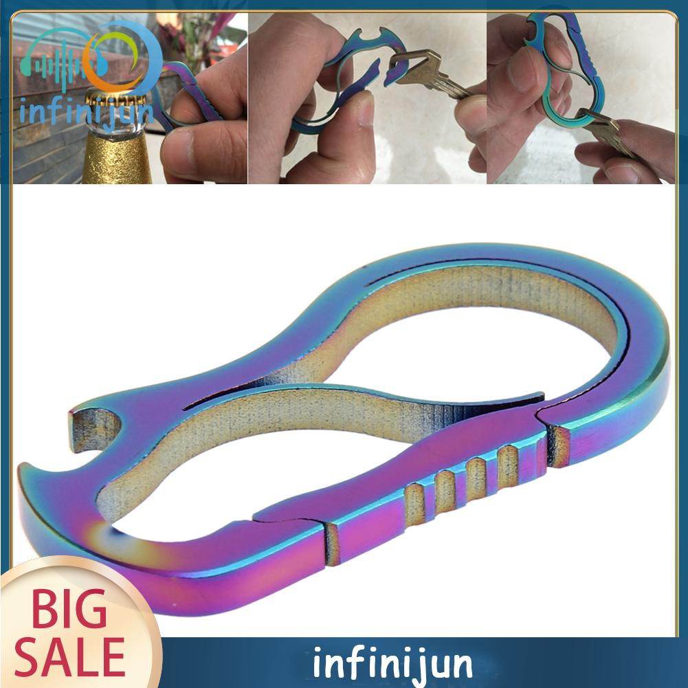 Móc Khóa Carabiner Bằng Hợp Kim Titanium