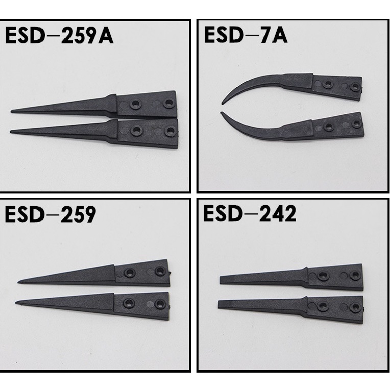 Đầu nhíp chống tĩnh điện VETUS ESD259,ESD259A,ESD250,ESD00,ESD249,ESD242,ESD7A,ESD2A
