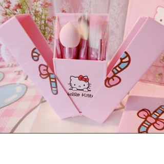 Bộ cọ trang điểm hello kitty 8 món