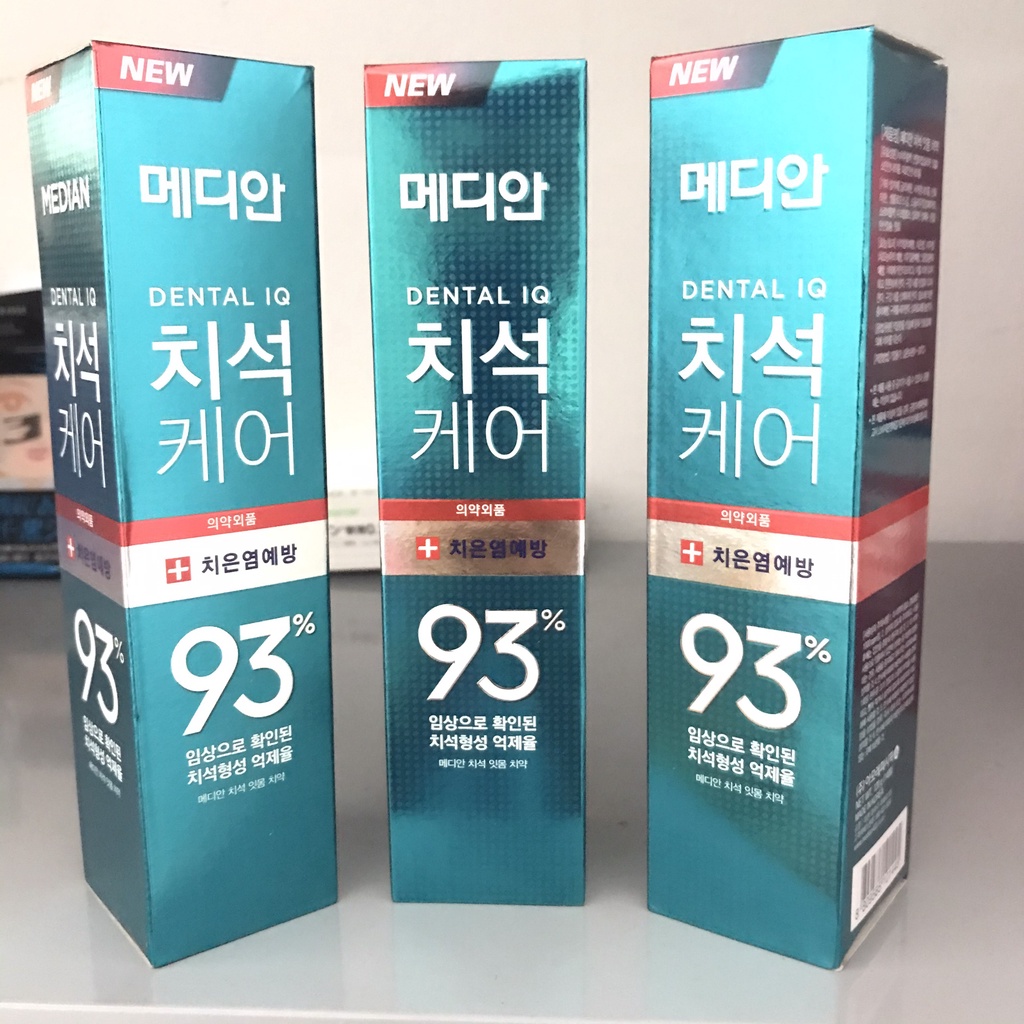 Kem đánh răng MEDIAN 93% Hàn Quốc 120G [Date T1/2024]