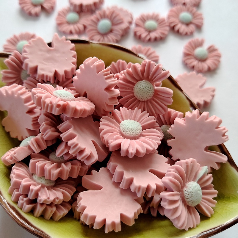 Set 10 phụ kiện trang trí xe hơi hình hoa hướng dương xinh xắn