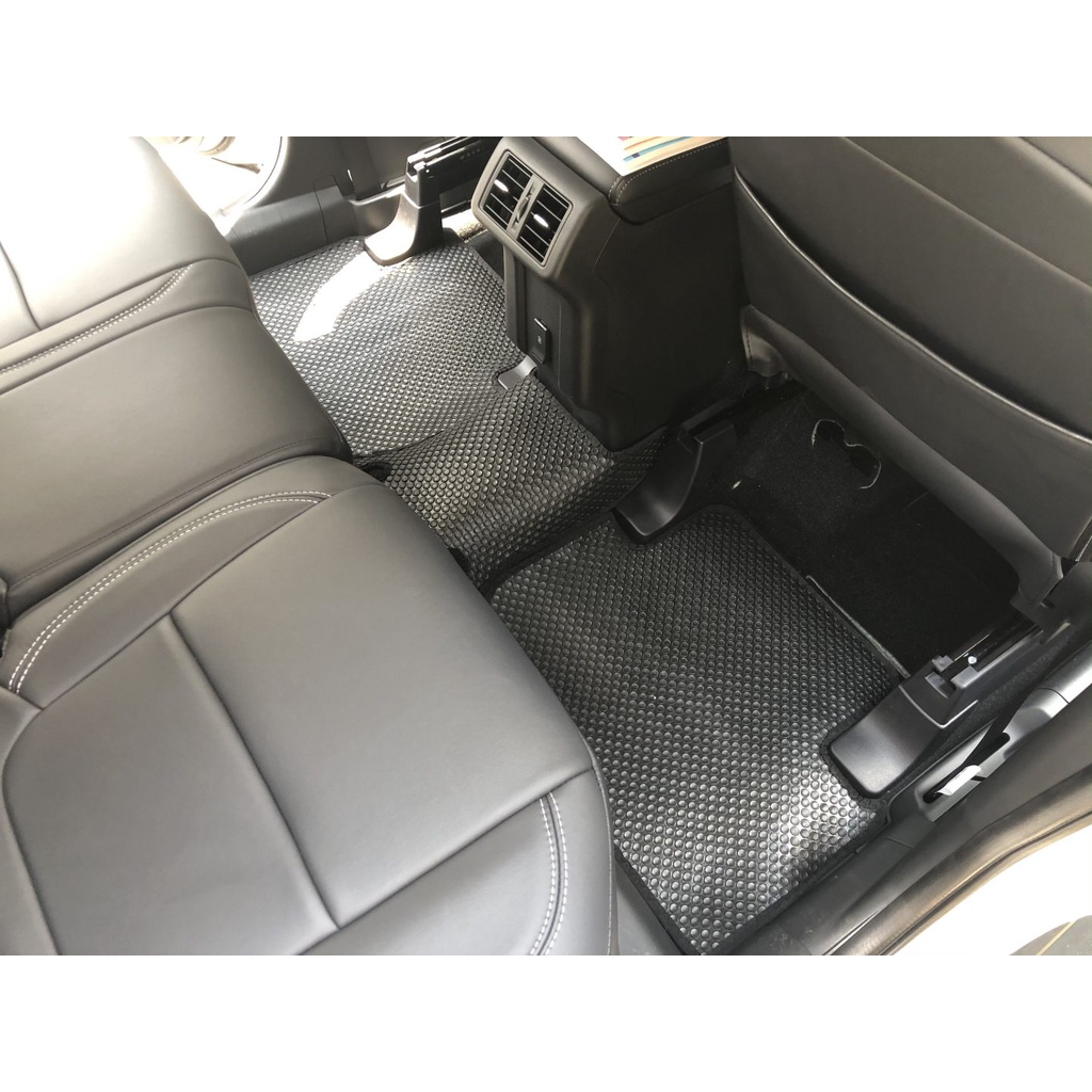Thảm Lót Sàn Ô Tô KATA Cao Cấp Cho Xe Mitsubishi Outlander 7 chỗ  - Không mùi, Không ẩm mốc, Dễ dàng vệ sinh