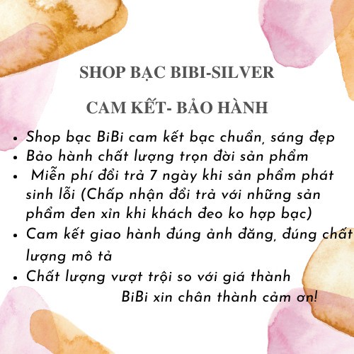 Nhẫn nữ bạc ta gắn đá cao sang chảnh - Nhẫn bạc Bibi mẫu mới đẹp