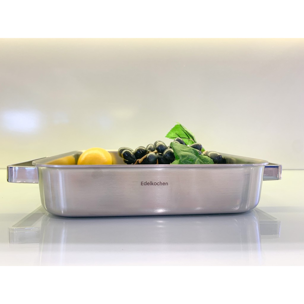 [Chính hãng Edelkochen] Chảo Edelkochen thiết kế vuông độc đáo 3 lớp 23.2 x 23.2 cm