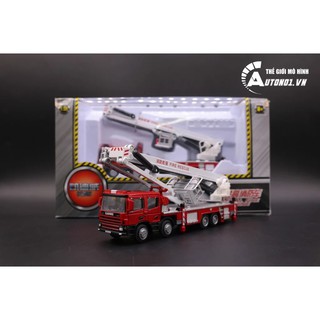 Mô hình xe thang chữa cháy 1:50 kaidiwei 7006 công trình