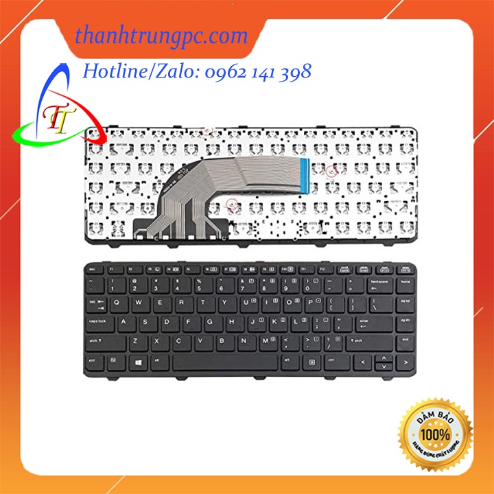 Bàn phím HP Probook 640, 645 G0,G1,G2 ,440,445 G0,G1,G2 ,430 G0,G1,G2 (Có Khung)