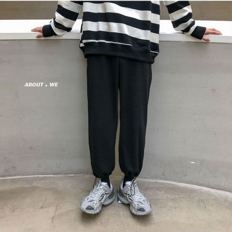 Quần jogger ống suông phong cách thời trang hip hop đường phố cá tính dành cho nam