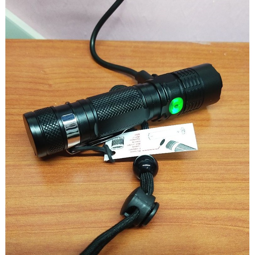 Đèn pin cầm tay 1000 lumen LH351D 5 chế độ sáng cổng sạc usb chống thấm nước tiện dụng