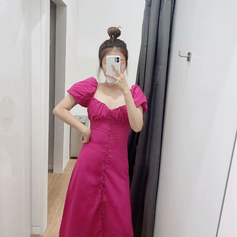 (HÀNG AUTH ) VÁY ZARA MAXI HỒNG XUẤT | BigBuy360 - bigbuy360.vn