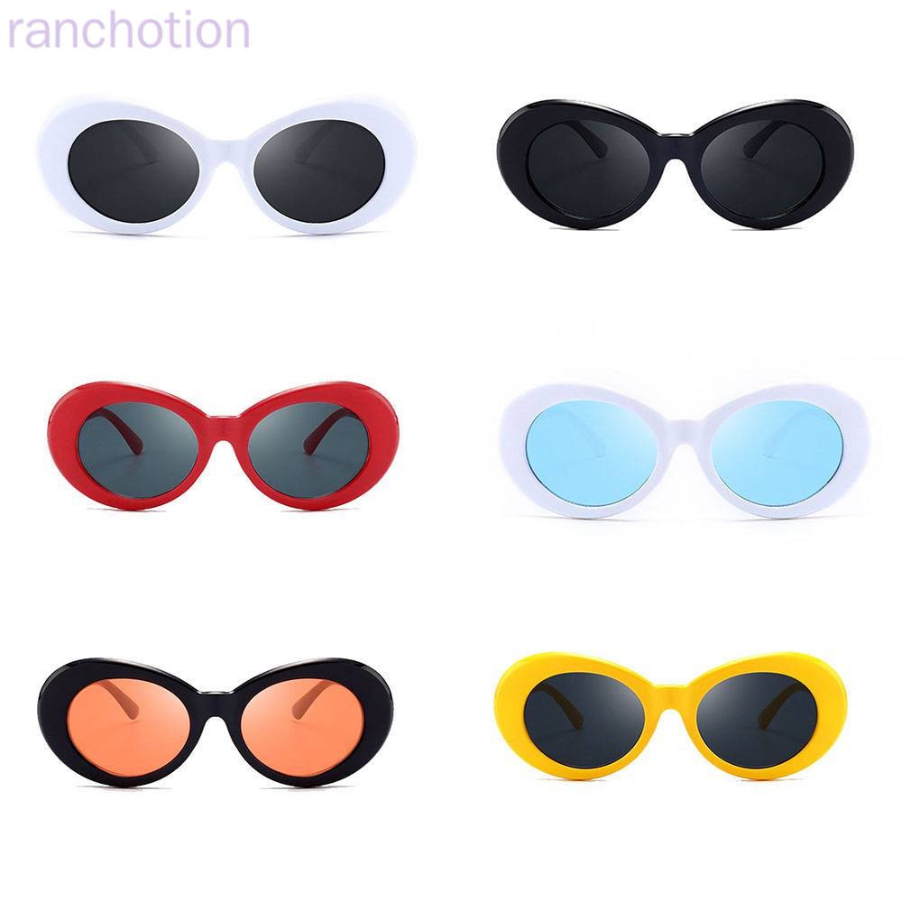 Kính mát gọng oval phong cách retro thời trang cho unisex | BigBuy360 - bigbuy360.vn