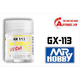 SƠN MÔ HÌNH PHỦ BÓNG - MỜ SIÊU MỊN LACQUER 18ML GX112 - GX113 - GX114 MR.HOBBY