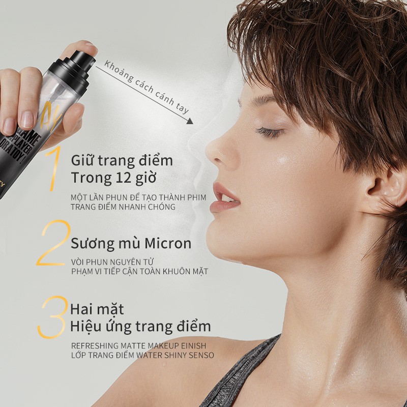 Colorkey Makeup Setting Spray Dual Finish Oil Control Long Lasting Moisture Cosmetic 50ml | BigBuy360 - bigbuy360.vn
