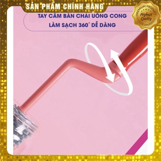 Cọ bình sữa núm ti silicon 3 chi tiết cao cấp