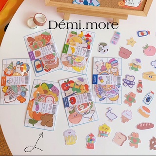 Set 20 Miếng Dán Sticker Cute, Dán Laptop Vali Điện Thoại Sách Vở