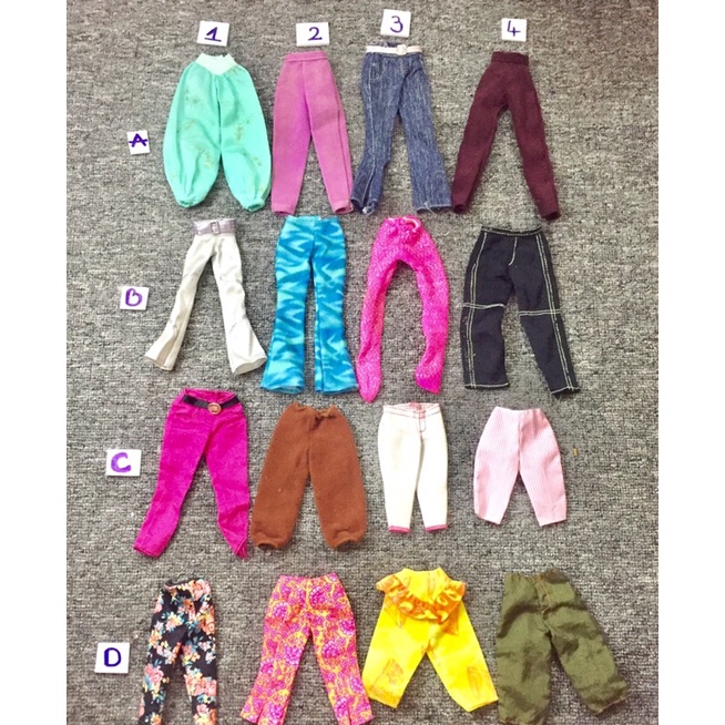 QAA3-QUẦN DÀI CHO BÚP BÊ BARBIE