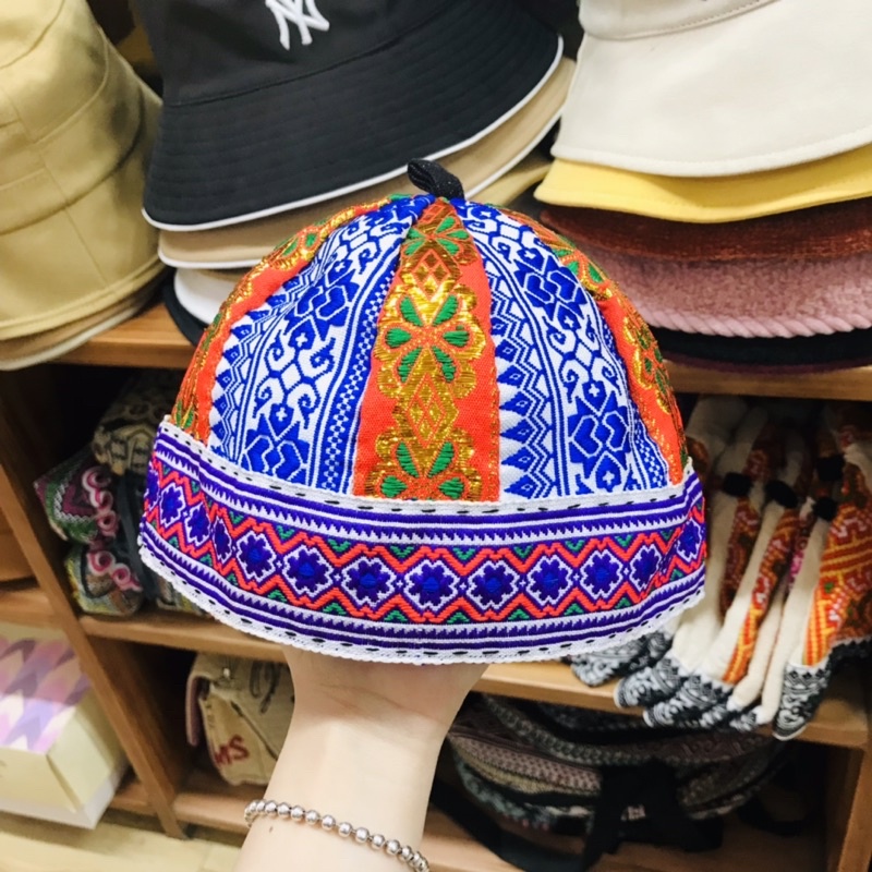 MŨ THỔ CẨM ng lớn, trẻ con