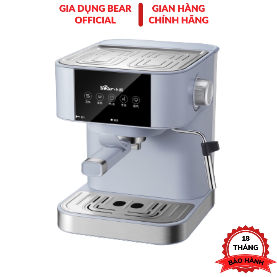 Máy pha cà phê mini Espresso Bear KFJ-A15L1 (CF-B15V1), dùng cho gia đình và buôn bán, thơm ngon, đậm vị, BH 18 tháng