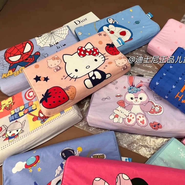 Gối Cao Su Trẻ Em , Gối Cao Su Non Cho Bé Disney Cao Cấp