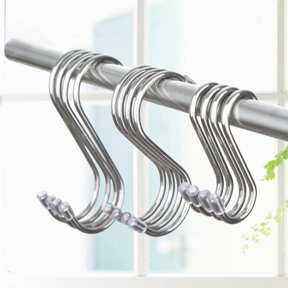 IVORY Móc Treo Đồ Hình Chữ S Bằng Thép Không Gỉ