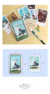 Hộp thiếc Post Card Kim Jee