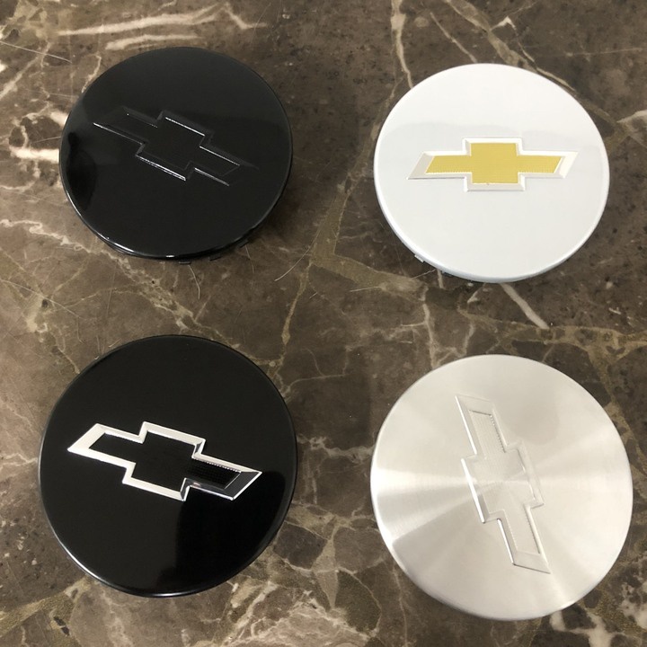Logo chụp mâm, ốp lazang bánh xe ô tô Chevrolet đường kính 68mm - 1 chiếc
