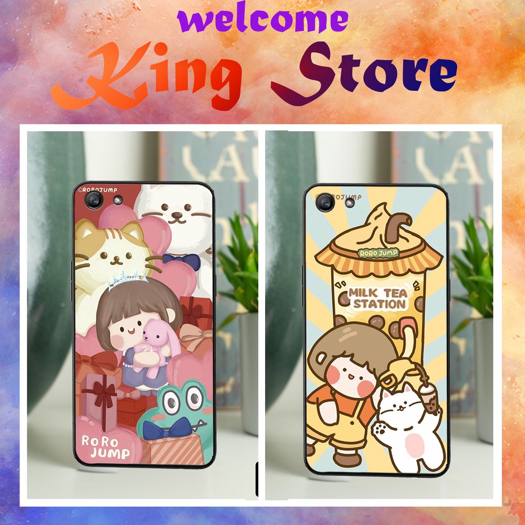 [SIÊU ƯU ĐÃI] Ốp lưng Oppo A59/F1/F1S/F1-PLUS in hình BÉ TRÀ SỮA siêu đẹp, độc, lạ_KINGSTORE.HN_Ốp lưng điện thoại