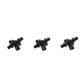 3 Bộ chia ống tưới vườn Hệ thống kết nối vòi phun 4 chiều 6mm