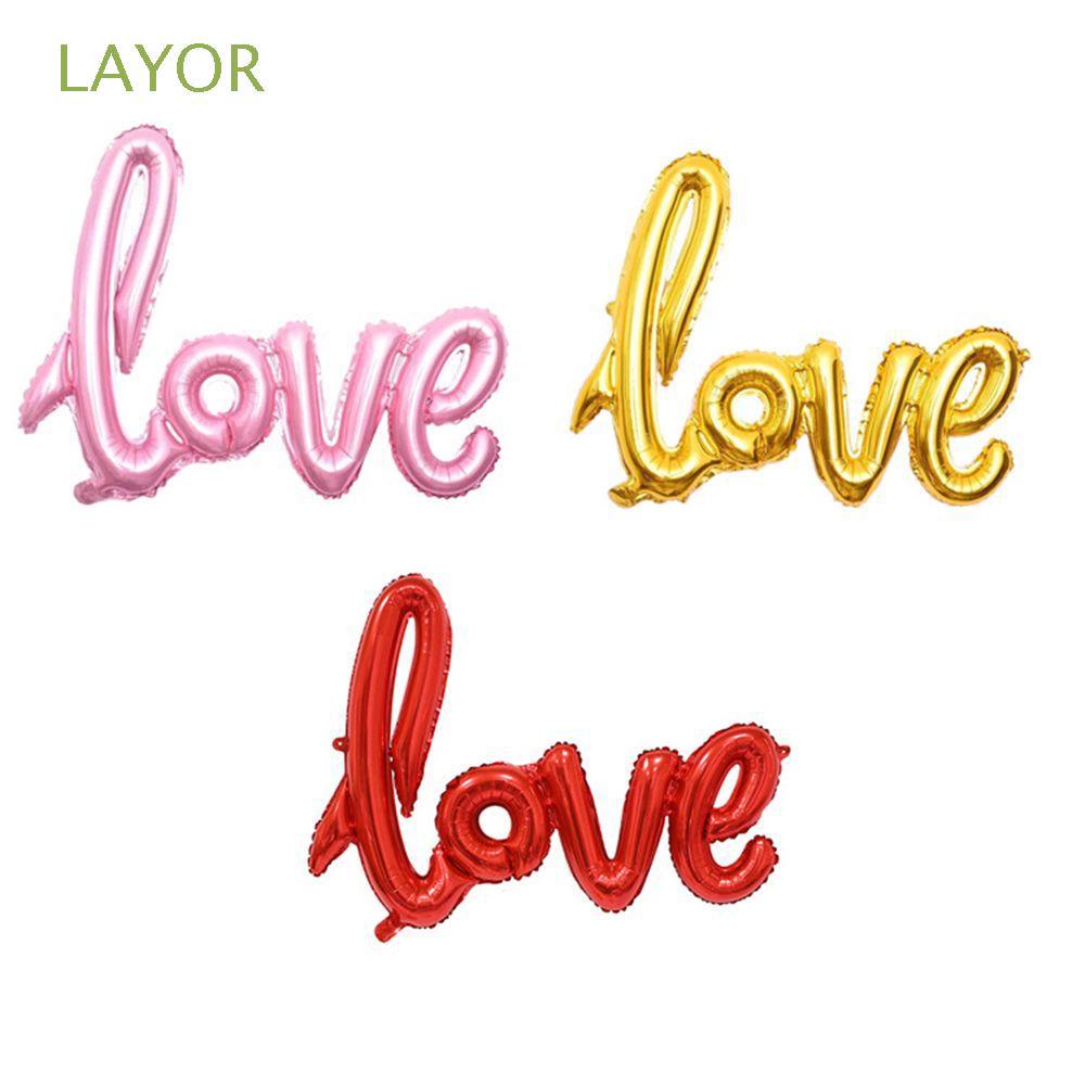 LAYOR Romantic Hot Wedding Decor Party Supplies Gifts Aluminum Foil