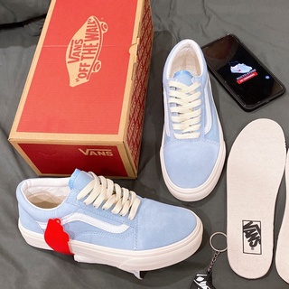 Giầy vans xanh nhạt 1:1 ( full box + free ship )