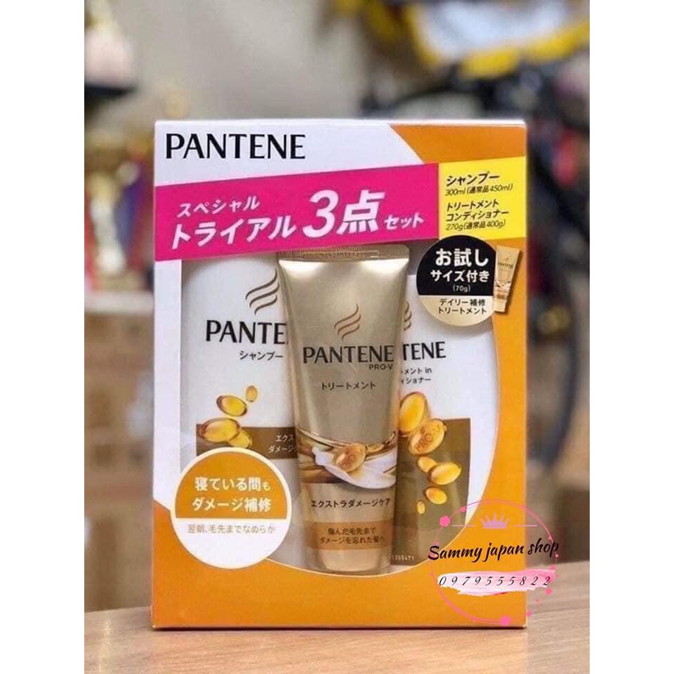 [CHUẨN AUTH✅] Bộ dầu gội xả Pantene ProV kèm ủ chống nắng cho tóc Nhật Bản - Hàng Nội Địa Nhật Bản Chính Hãng Đủ Bill.